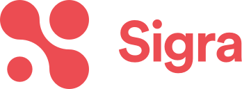 Logo van Sigra, opdrachtgever van Bas Prins